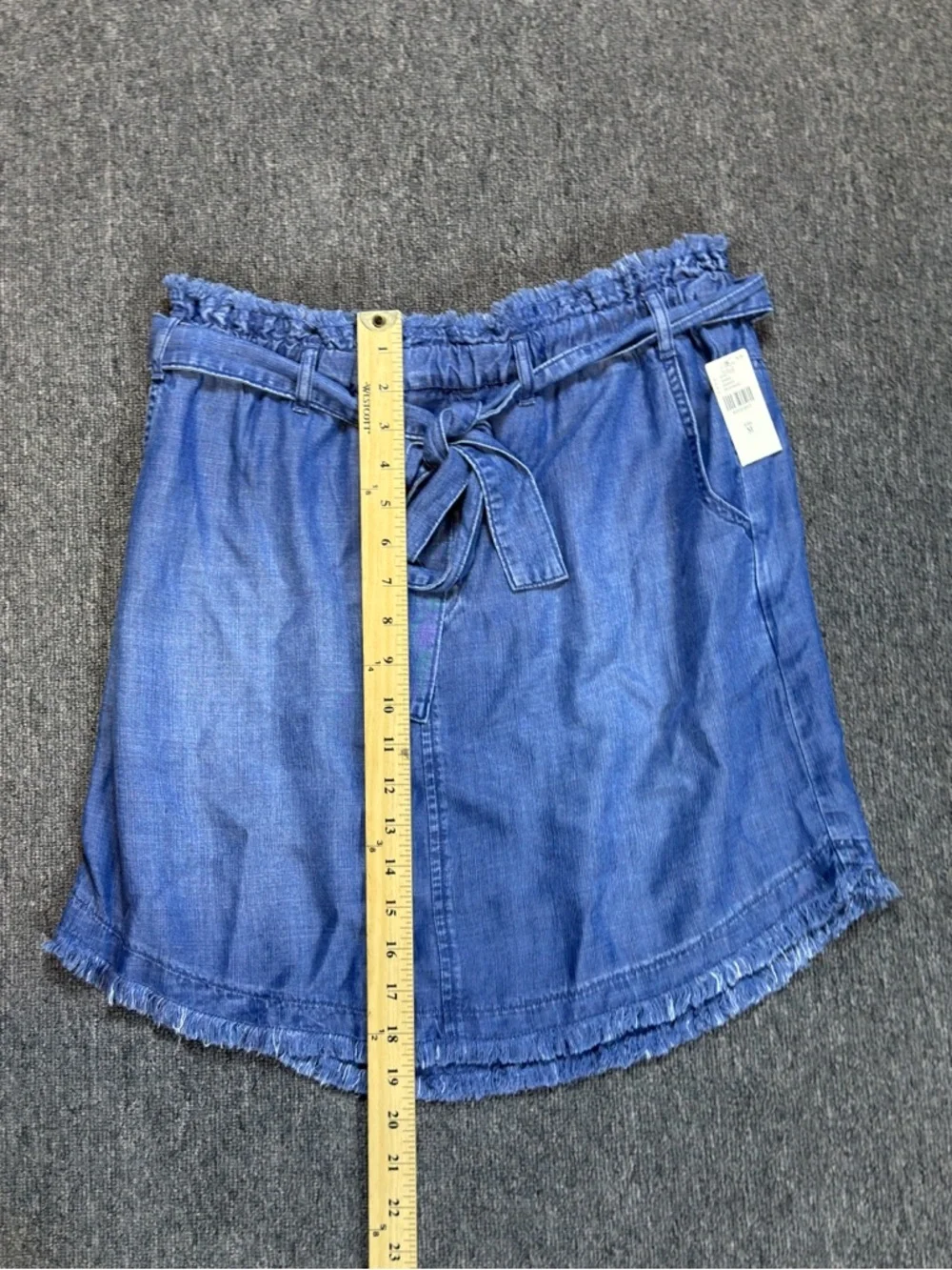 Cloth & Stone 100% Tencel Blue Midi Skirt Size Medium - Picture 12 of 15